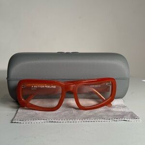 A Better Feeling Orange Soto Glasses